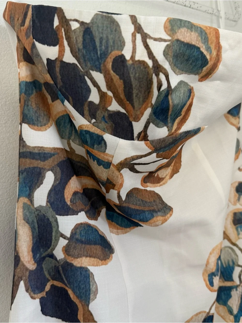 COMMENSE White Floral Print Strapless Dress Size L - Picture 6 of 13